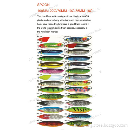 Fishing Lure, Fishing Tackle, Plastic Lure--Spoon Minnow (HRL022)